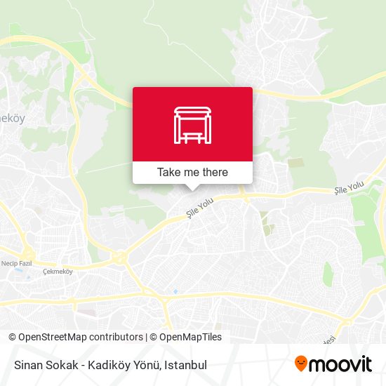 Sinan Sokak - Kadiköy Yönü map