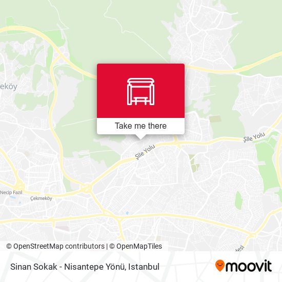 Sinan Sokak - Nisantepe Yönü map