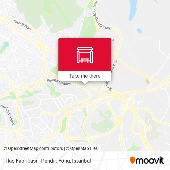 İlaç Fabrikasi - Pendik Yönü map