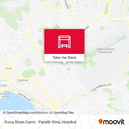 Koca Sinan Camii - Pendik Yönü map