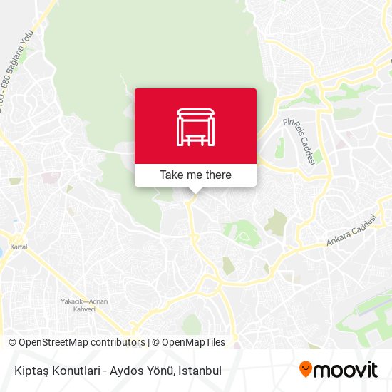 Kiptaş Konutlari - Aydos Yönü map