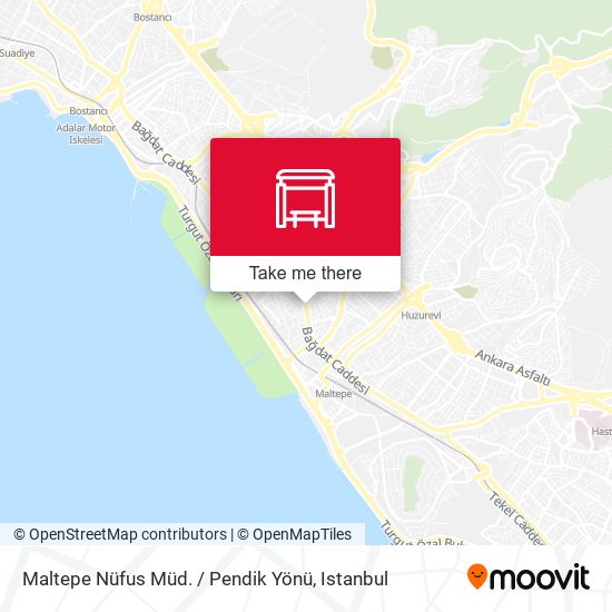 Maltepe Nüfus Müd. / Pendik Yönü map