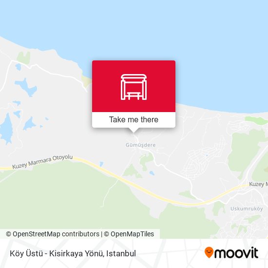 Köy Üstü - Kisirkaya Yönü map