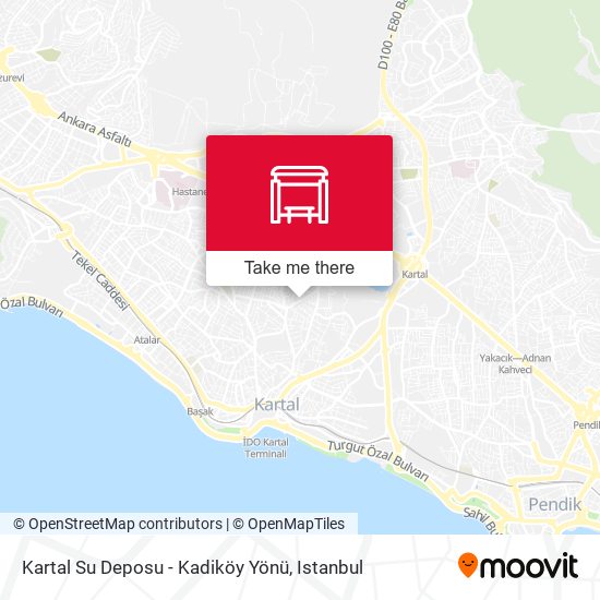 Kartal Su Deposu - Kadiköy Yönü map