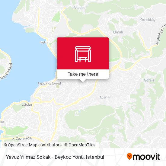Yavuz Yilmaz Sokak - Beykoz Yönü map