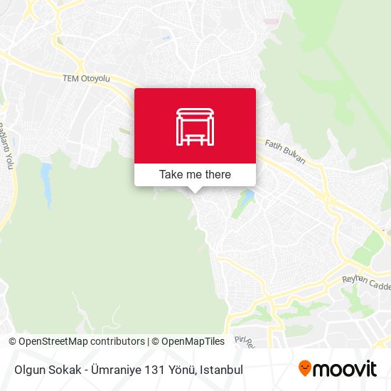 Olgun Sokak - Ümraniye  131 Yönü map