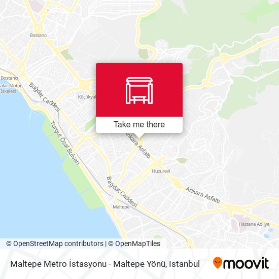 Maltepe Metro İstasyonu - Maltepe Yönü map