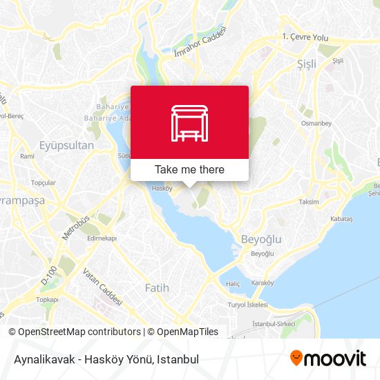 Aynalikavak - Hasköy Yönü map
