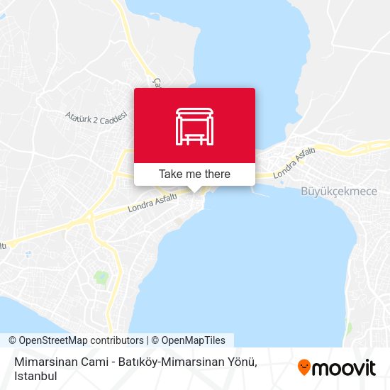 Mimarsinan Cami - Batıköy-Mimarsinan Yönü map