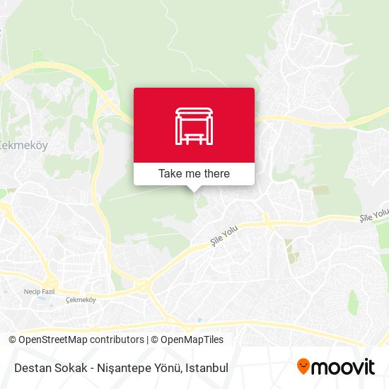 Destan Sokak - Nişantepe Yönü map
