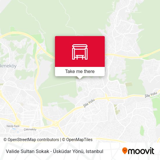 Valide Sultan Sokak - Üsküdar Yönü map
