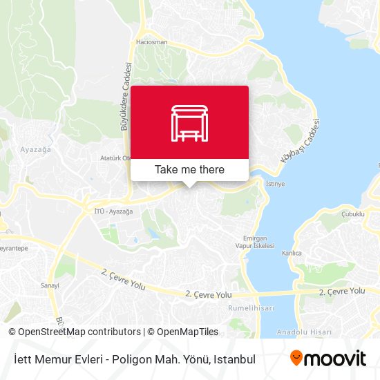 İett Memur Evleri  - Poligon Mah. Yönü map