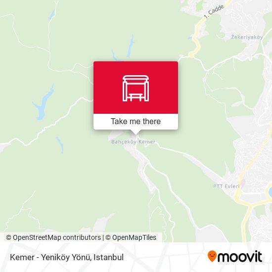 Kemer - Yeniköy Yönü map