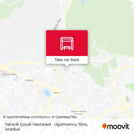 Yakacik Çocuk Hastanesi - Ugurmumcu Yönü map