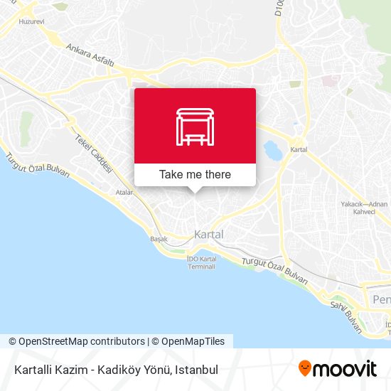 Kartalli Kazim - Kadiköy Yönü map