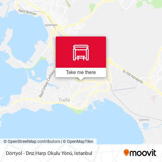 Dörtyol - Dnz.Harp Okulu Yönü map