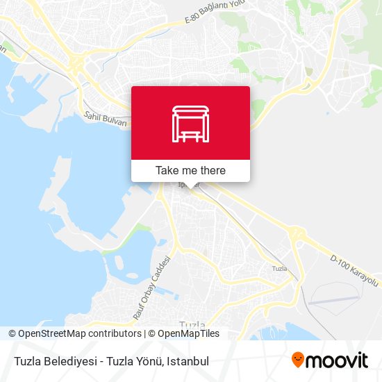 Tuzla Belediyesi - Tuzla Yönü map