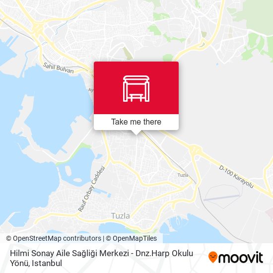 Hilmi Sonay Aile Sağliği Merkezi - Dnz.Harp Okulu Yönü map