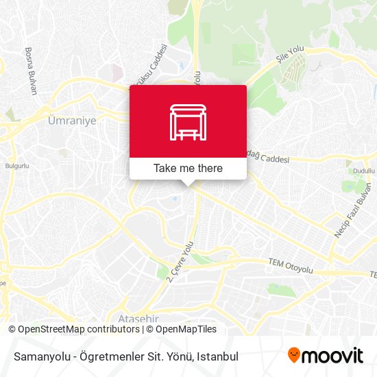 Samanyolu  - Ögretmenler Sit. Yönü map