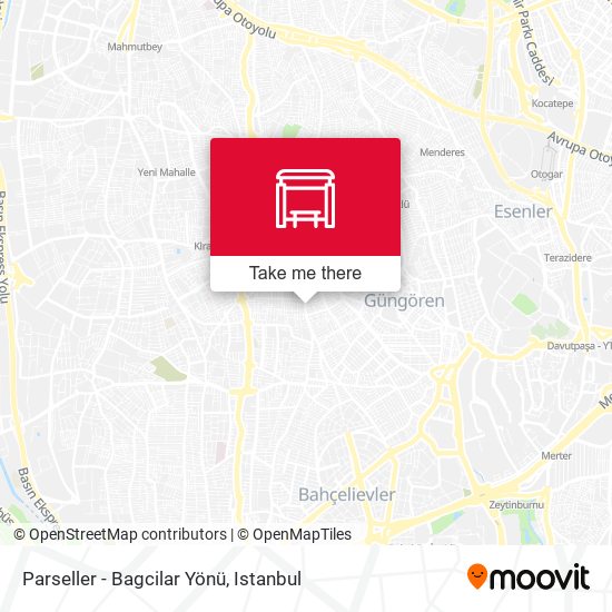 Parseller - Bagcilar Yönü map