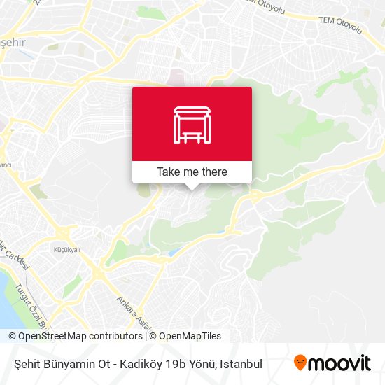 Şehit Bünyamin Ot - Kadiköy  19b Yönü map