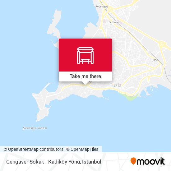 Cengaver Sokak - Kadiköy Yönü map