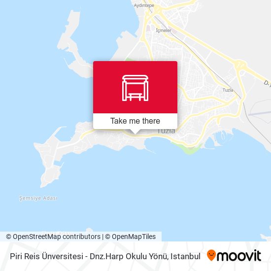 Piri Reis Ünversitesi - Dnz.Harp Okulu Yönü map