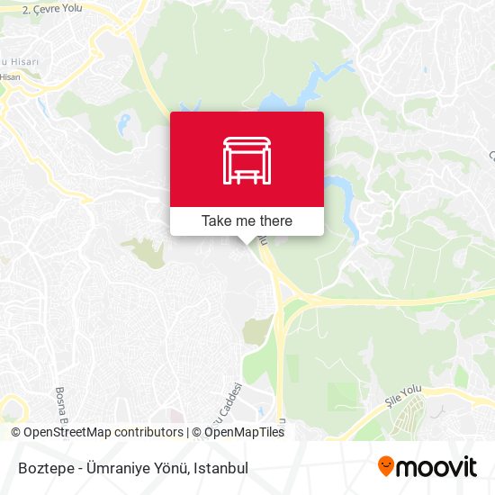 Boztepe - Ümraniye Yönü map