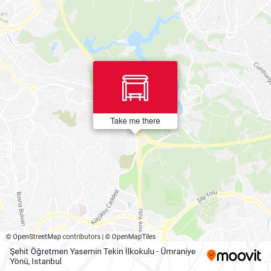 Şehit Öğretmen Yasemin Tekin İlkokulu - Ümraniye Yönü map
