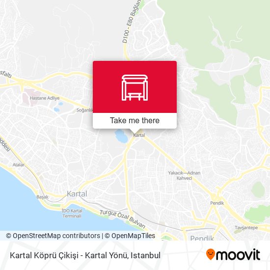 Kartal Köprü Çikişi - Kartal Yönü map