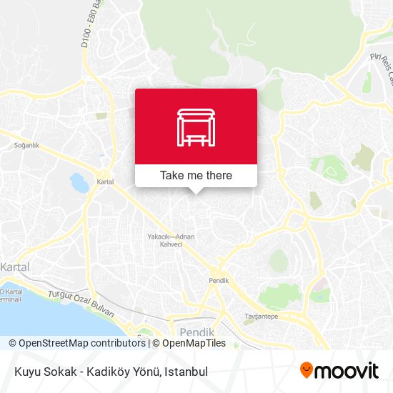 Kuyu Sokak - Kadiköy Yönü map