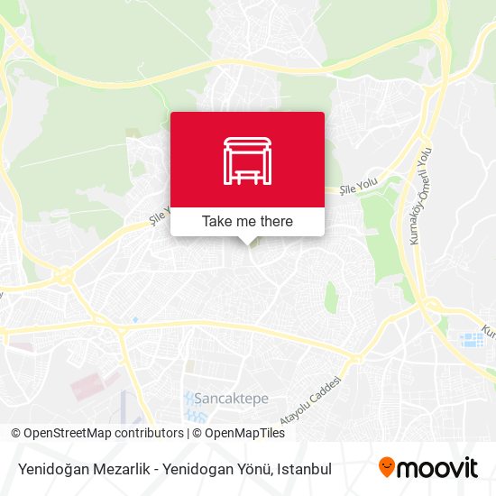 Yenidoğan Mezarlik - Yenidogan Yönü map