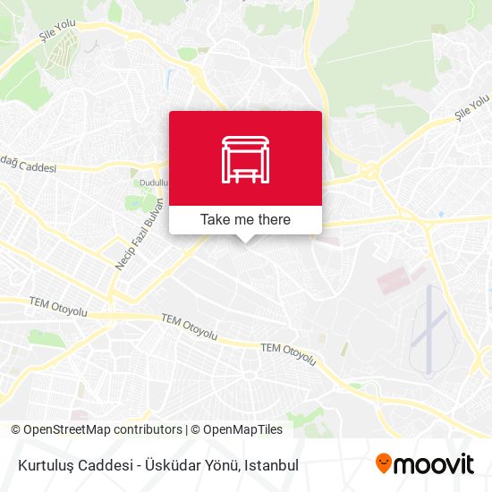 Kurtuluş Caddesi - Üsküdar Yönü map