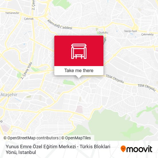 Yunus Emre Özel Eğitim Merkezi - Türkis Bloklari Yönü map