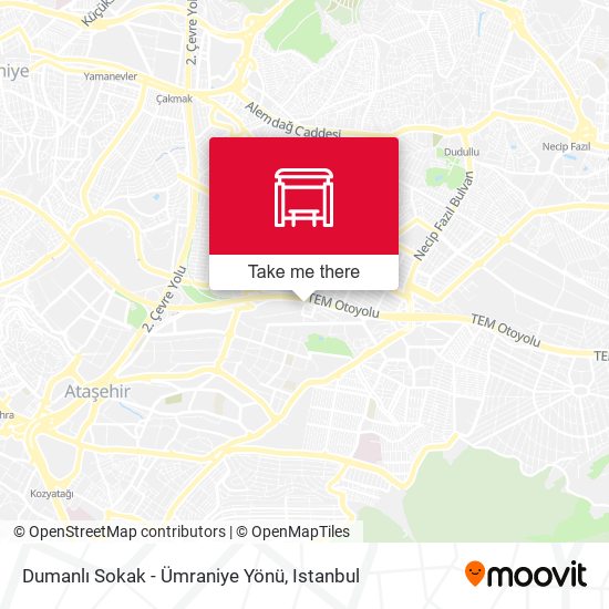 Dumanlı Sokak - Ümraniye Yönü map