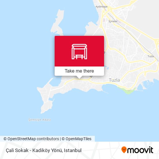 Çali Sokak - Kadiköy Yönü map