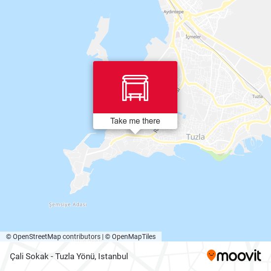 Çali Sokak - Tuzla Yönü map