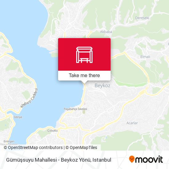 Gümüşsuyu Mahallesi - Beykoz Yönü map
