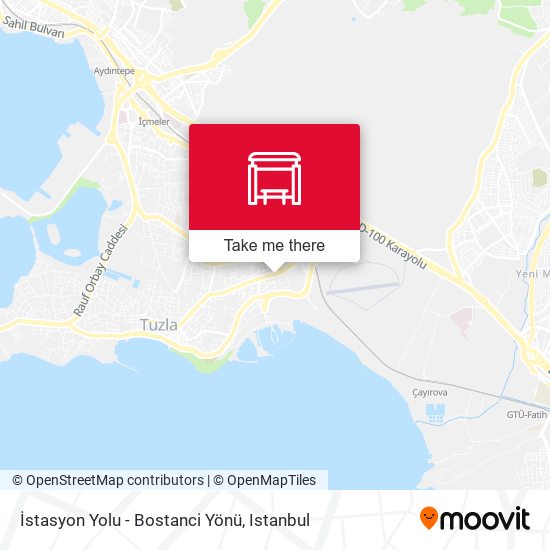 İstasyon Yolu - Bostanci Yönü map
