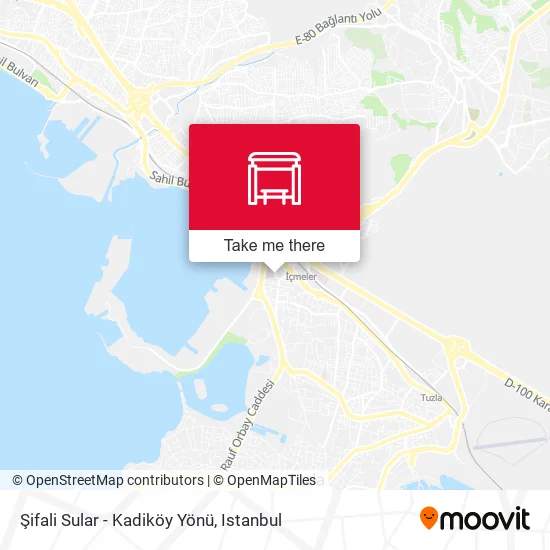 Şifali Sular - Kadiköy Yönü map