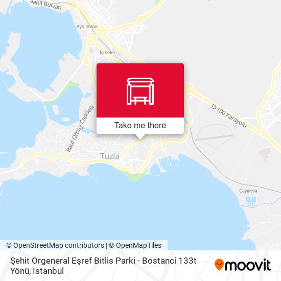 Şehit Orgeneral Eşref Bitlis Parki - Bostanci  133t Yönü map