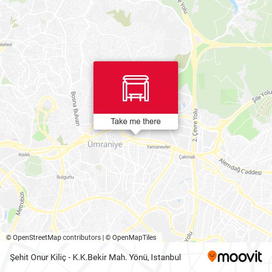 Şehit Onur Kiliç - K.K.Bekir Mah. Yönü map