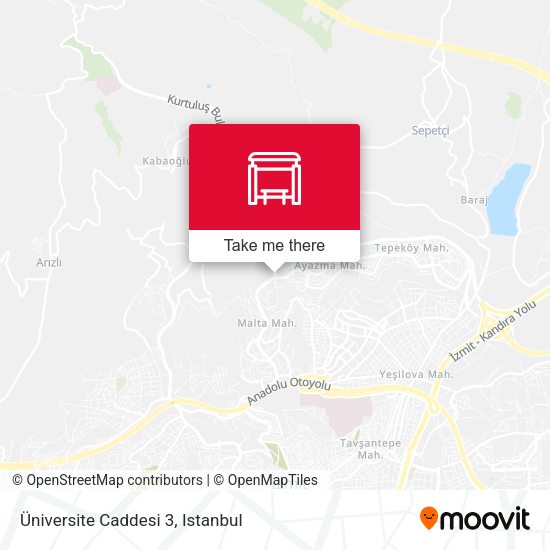 Üniversite Caddesi 3 map