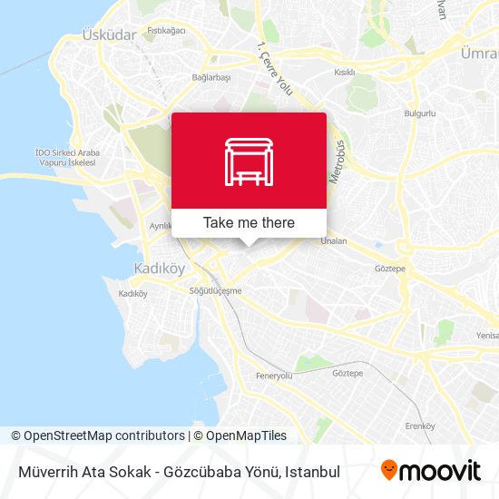 Müverrih Ata Sokak - Gözcübaba Yönü map