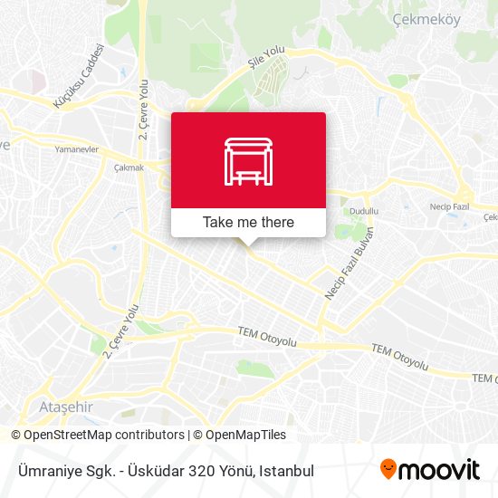 Ümraniye Sgk. - Üsküdar 320 Yönü map
