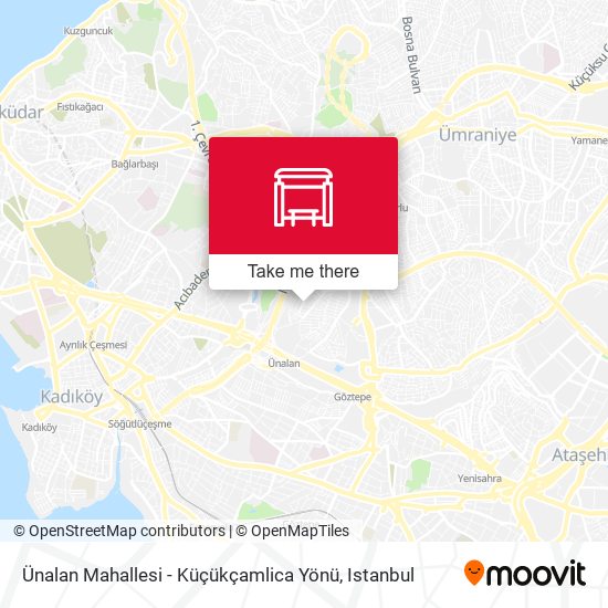 Ünalan Mahallesi - Küçükçamlica Yönü map