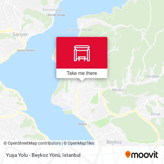 Yuşa Yolu - Beykoz Yönü map