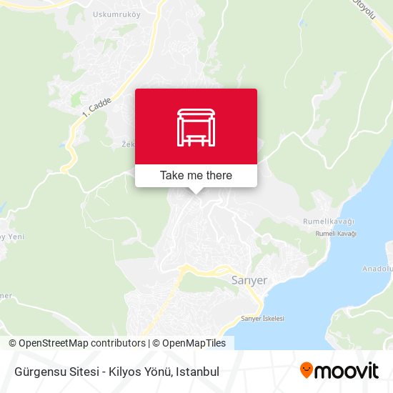 Gürgensu Sitesi - Kilyos Yönü map