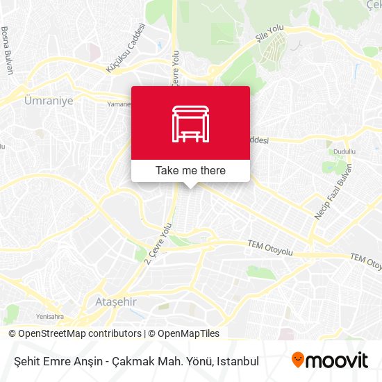 Şehit Emre Anşin - Çakmak Mah. Yönü map