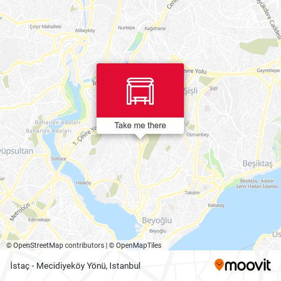 İstaç - Mecidiyeköy Yönü map